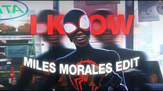 Mile Morales Edit 4K 60fps | I Know