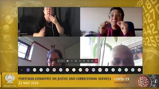 Portfolio Committee on Justice and Correctional Services, 22 May 2020