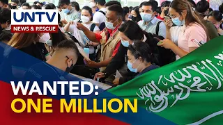 Nasa 1 milyong Pinoy workers, kailangan sa Saudi Arabia – DMW