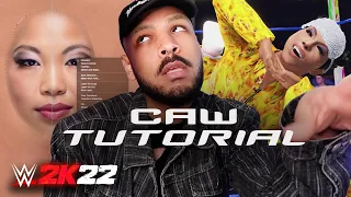 HOW I MAKE MY CAWS IN WWE 2K22