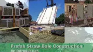 Prefabricated Straw Bale Wall Panels