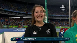 Eliza McCartney wins bronze  - Rio 2016