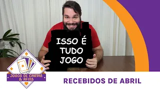 Recebidos de Abril  - Jogos de cartas e afins