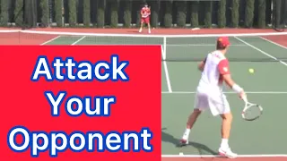 Advanced Tennis Singles Strategies (How To Attack Your Opponent)