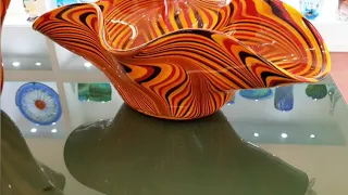 Tigre Bowl Original Murano Glass OMG Venetian glass centerpiece
