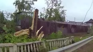 Последствия стихии в Колюбакино 13.06.2016
