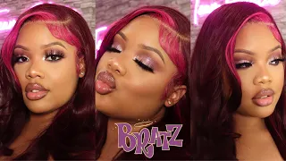 ULTIMATE PURPLE SHIMMER GLAM MAKEUP TUTORIAL 💜 BRATZ DOLL VIBES ✨