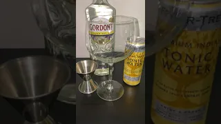 How to Make a Gin & Tonic (Gordon's & Fever Tree Tonic Water)