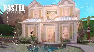 BLOXBURG: pastel family house 107k l tour + speedbuild ♡