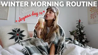 8AM winter morning routine 2022 *realistic* VLOGMAS DAY 10: