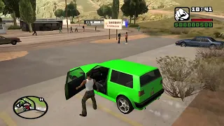 GTA SA - Angry girlfriend kill CJ