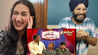 Indian Reaction to Shaadi Ka Interview | Umer Sharif And Sikandar Sanam Comedy| Raula Pao