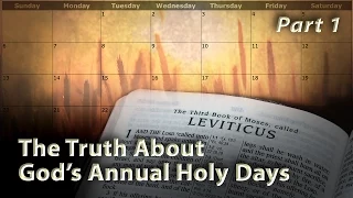 The Truth About God's Annual Holy Days (Part 1)