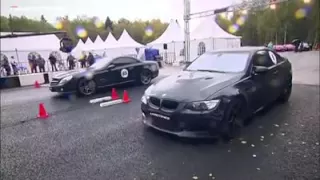 Mercedes-benz SL65 AMG vs BMW M3/////V12 WARS