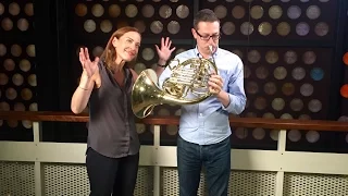John Wilson takes the Sarah´s Music Horn Challenge