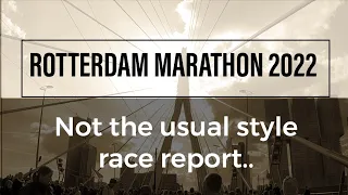 Rotterdam marathon 2022.. cheering, hugging, plogging.. a great race