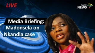 Public Protector holds a media briefing following the Nkandla ConCourt judgement