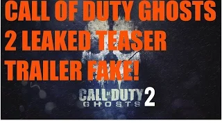 Call of Duty Ghosts 2 "Fire and Ice" leaked trailer a fake! | Call of Duty Black Ops 3 gameplay