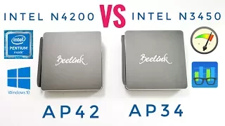 Intel N3450 VS N4200 - Beelink AP34 VS Beelink AP42 - Performance Difference