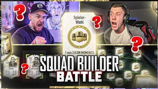 92+ MOMENTS ICON PLAYERPICK SQUADSBUILDER BATTLE 😱 vs FEELFIFA FIFA 22