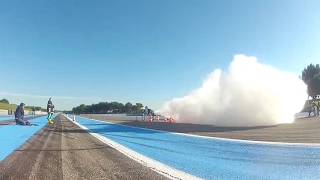 Rocket-Propelled Bicycle versus Ferrari F430 Scuderia