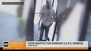 Four wanted for robbing postal worker in River Grove