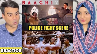 BAAGHI 2 Tiger Shroff Police Station Fight Scene Reaction!! | Tiger Shroff | Disha | Amber Rizwan