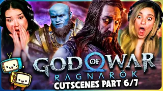 GOD OF WAR RAGNAROK CUTSCENES (PART 6/7) REACTION! | GameClips