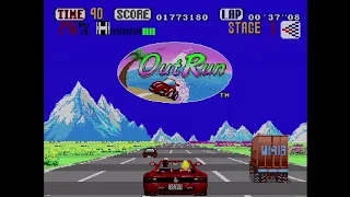 OutRun - Mega Drive Gameplay (Route B)