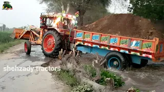 Talented Tractor Drivers crossing Canal | Tractors Crossing the Canal