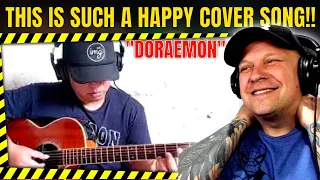 ALIP BA TA - " Doraemon " ( NEW VERSION ) Fingerstyle Cover | ITS SO JOLLY! [ Reaction ] UK REACTOR