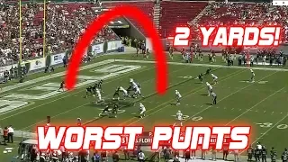 Most Hilariously Bad Punts in Football History