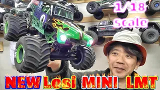 New Losi mini LMT RTR GRAVE DIGGER open review. 1/18 - scale.　LOSI LMT MINI