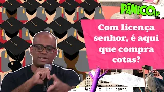 ALESSANDRO SANTANA: “QUEM TEM QUE TER VAGA DE COTAS É PLAYBOY”