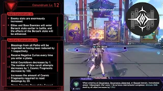 Conundrum Lv. 12 FULL RUN Herta Erudition Path & Occurrence Extrapolation | SU Gold and Gears