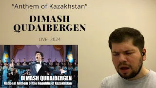 Dimash Qudaibergen (Димаш Құдайберген) - National Anthem of the Republic of Kazakhstan - REACTION !!