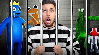 JE SUIS ENFERMER DANS LA PRISON DES RAINBOW FRIENDS sur MINECRAFT !! (a voir)