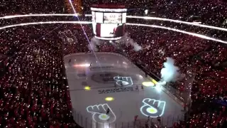 Flyers Get Introduced vs Capitals (Game 3) 4/18/16