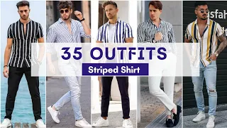 35 Striped Shirt Outfit Ideas For Men 2022 | Men's Fashion | SUMMER 2022