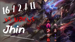 Jhin ADC vs Varus - Challenger Replay KR