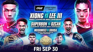 ONE On Prime Video 2 Jingnan Xiong vs. Angela Lee III Livestream Watch Along