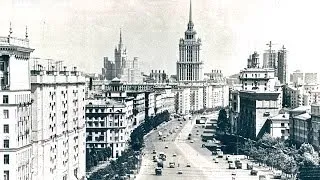 Москва, 1966 год. Прогулка по весенней столице СССР. Короткометражный фильм