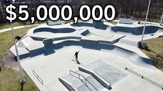 RIDING $5 MILLION SKATEPARK ALONE!