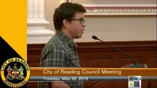 City of Reading Council Meeting  5-28-19