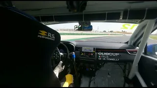 Clio Cup Italia 2022 - onboard G. Torelli #12 Faro Racing - Misano World Circuit