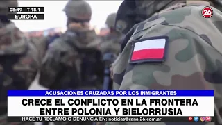 Crece el conflicto en la frontera entre Polonia y Bielorrusia