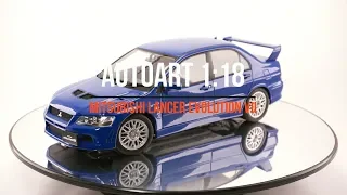 Autoart 1:18 Mitsubishi Lancer Evolution VII (Blue)