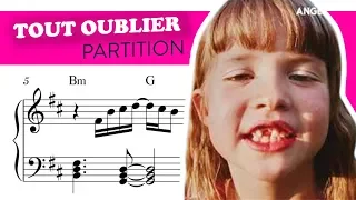 Angèle - Tout Oublier - PIANO // Sheet Music - Score