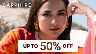 Sapphire Sale Dresses Haul | Unstitched 2 piece dress @SapphirePakistan #foryou