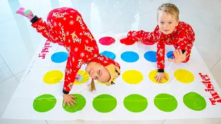 Christmas Twister Challenge | Funny Family Challenge | Gaby and Alex Show